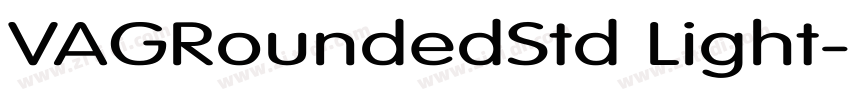VAGRoundedStd Light字体转换